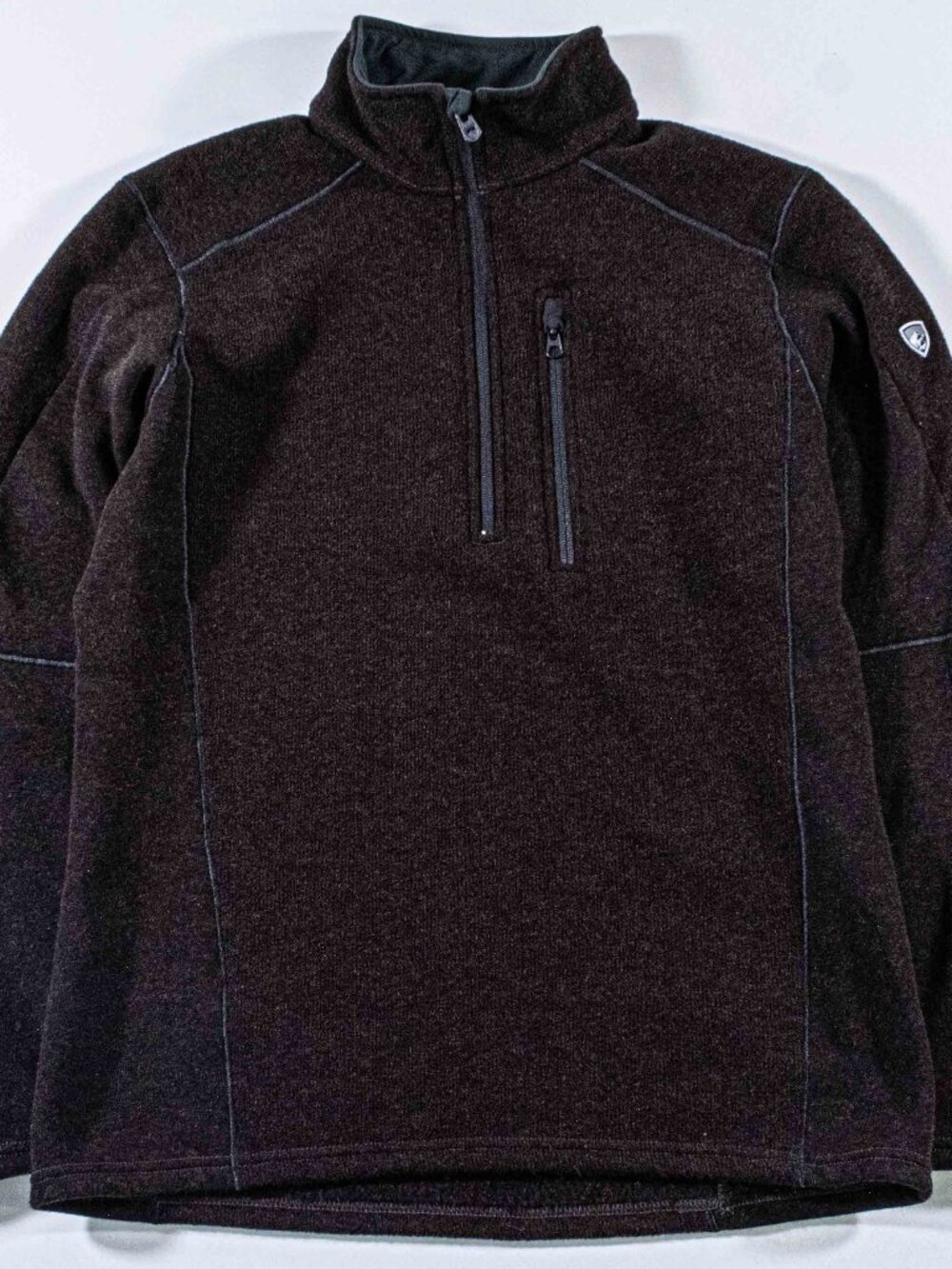 Kuhl Interceptr 1/4 Zip Fleece Pullover Medium Brown Jacket Gorpcore